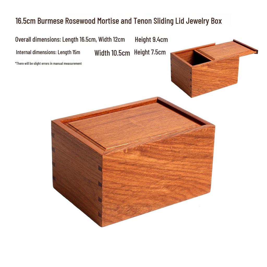 Burmese Rosewood Jewelry Box: Solid Wood Accessory Storage In Various Styles - Chinese Style Wedding Collection