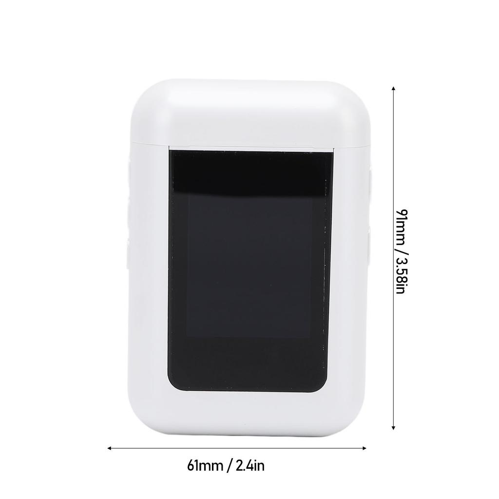 Translator Earphone Noise Reduction Dual Microphone 144 Languages Translator Earbuds LCD Screen for Business Learning