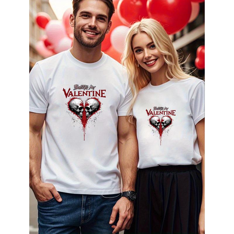 1PCS Valentine s Day Limited Edition Couple Top Lightweight Home & Outdoor Tee XXL