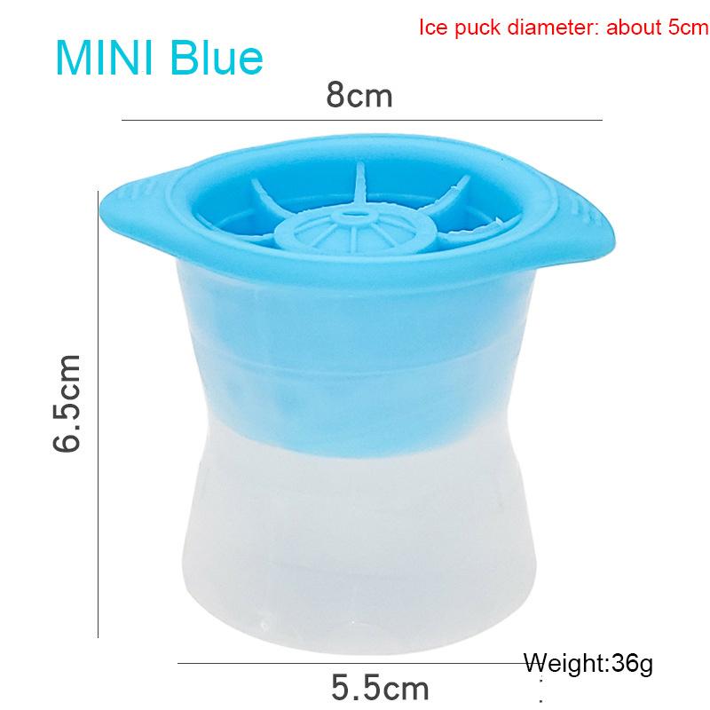 Silicone Sphere Ice Mold, Ice Hockey Mold, Whiskey Cocktails Drinks Partner Ice Cream Tool Diy Ball Mold