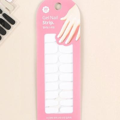 20 Gel Nail Strips (Solid Basic)
