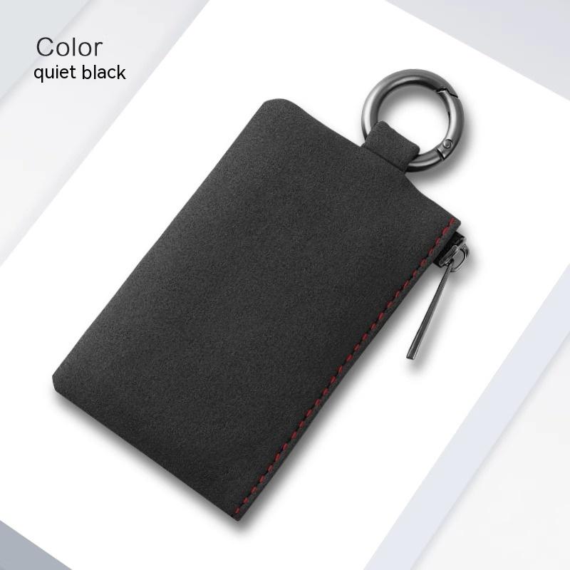 2026 New FENG QIN Customizable Paragon Material Universal Car Key Case Wallet with Decoration & Protection 12.5*6.5cm чёрный