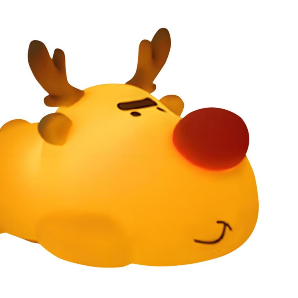 Silicone Cute Rechargeable Night Light Tap Control Dimmable Bedside Table Lamp Baby Night Light for Babies Toddlers & Children