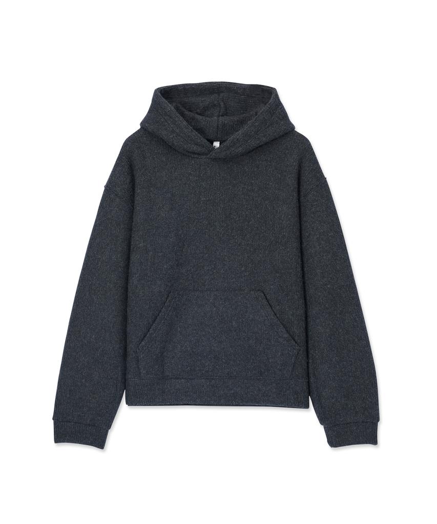 AOTT Minimalist Knit Hoodie Charcoal