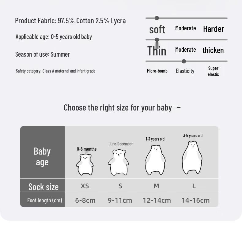 Beipetas Ultra-Thin Breathable Baby Mesh Ankle Socks