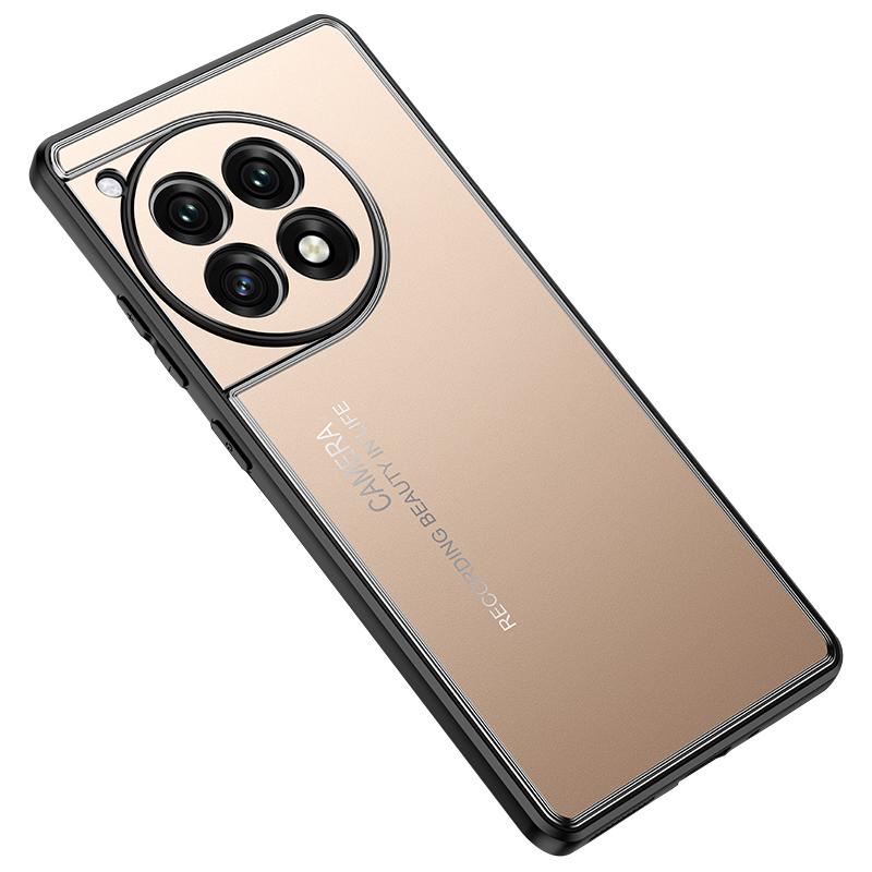 For OnePlus Ace 3 5G/12R 5G Phone Case TPU+Aluminium Alloy Heat Dissipation Back Shell