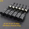 1-10pcs DIN Male/Female 3P 4P 5P 6P 7P 8Pin Plug Jack with Plastic Handle Keyboard Cable Connector Adapter For PS2