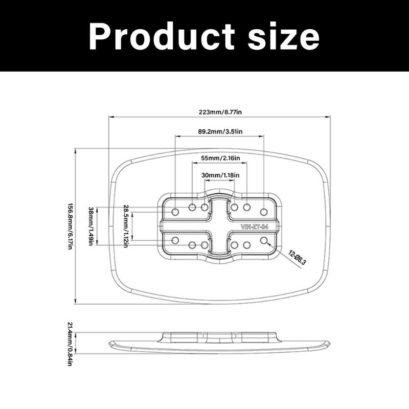 Flexible Fish Locators Adhesive Mounting Base For Watercrafts Multiple Position Adjustment Easy Setups Necessary