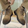 Men's Shoes 2026 Spring and Autumn Men's Boots Workwear Boots Retro American Men's Outdoor Wear-resistant Short Boots