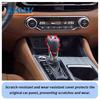 For Nissan Altima 2013-2016 Carbon Fiber Engine Decorative Trim Gear Shift Knob Cover Interior Trim Black Lightweight