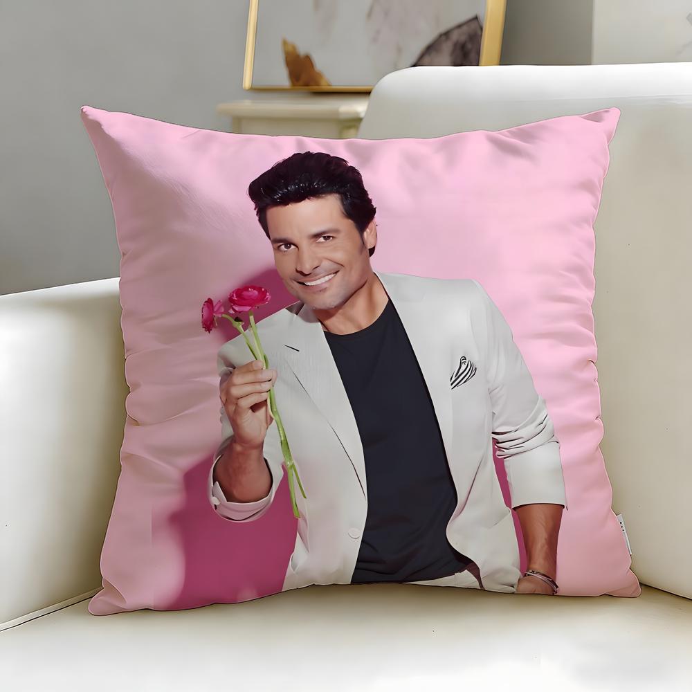 popular singer Chayanne Chiquito Cushion Cover Soft EasyWash Pillow Case Versatile for Couch Bed Travel and Office