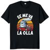 Se Me Va La Pinza Printed Fun Men's T-shirt Y2k Retro Trendy Hip Hop T-shirt Men's Cotton Soft Fashion Casual Men's Top