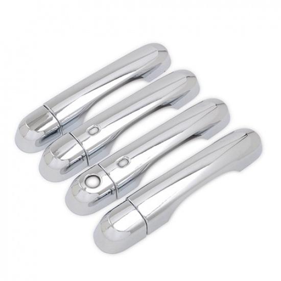 For Jeep Renegade 2015 2016 2017 Chrome Side Door Handle Cover Trim Bezel