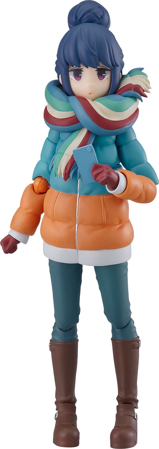 

figma Camp Shima Rin Plastic Painted Movable Figure Laid-Back Non-scale