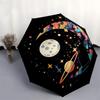 1pc Space Cat Adventure Umbrella with Plastic Handle, Suitable for All Seasons Outdoor PT417