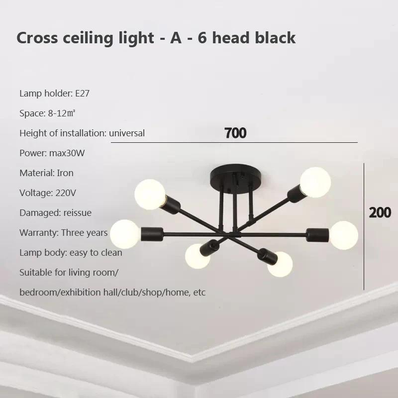 Modern Creative Chandelier LED Lighting Romantic Minimalist Black White Golden Bedroom Living  Dining Room Ceiling Decor Lamp
