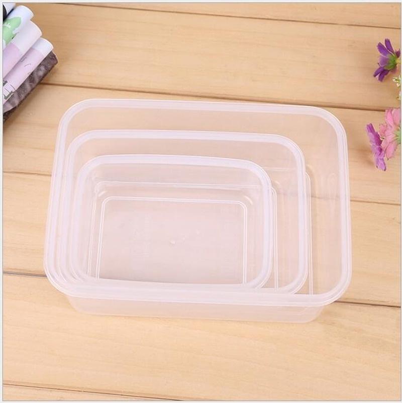 3 Stück/Los Küchenbehälter Soße Lebensmittelbox Frischobst Snacks Aufbewahrung Gesunde Plastikbox Lunchbox