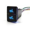 12V Seat Heating Switch Seat Heated Push Button Dual Push Button Switch for Toyota Prado Hilux Prado RAV4 Switches4