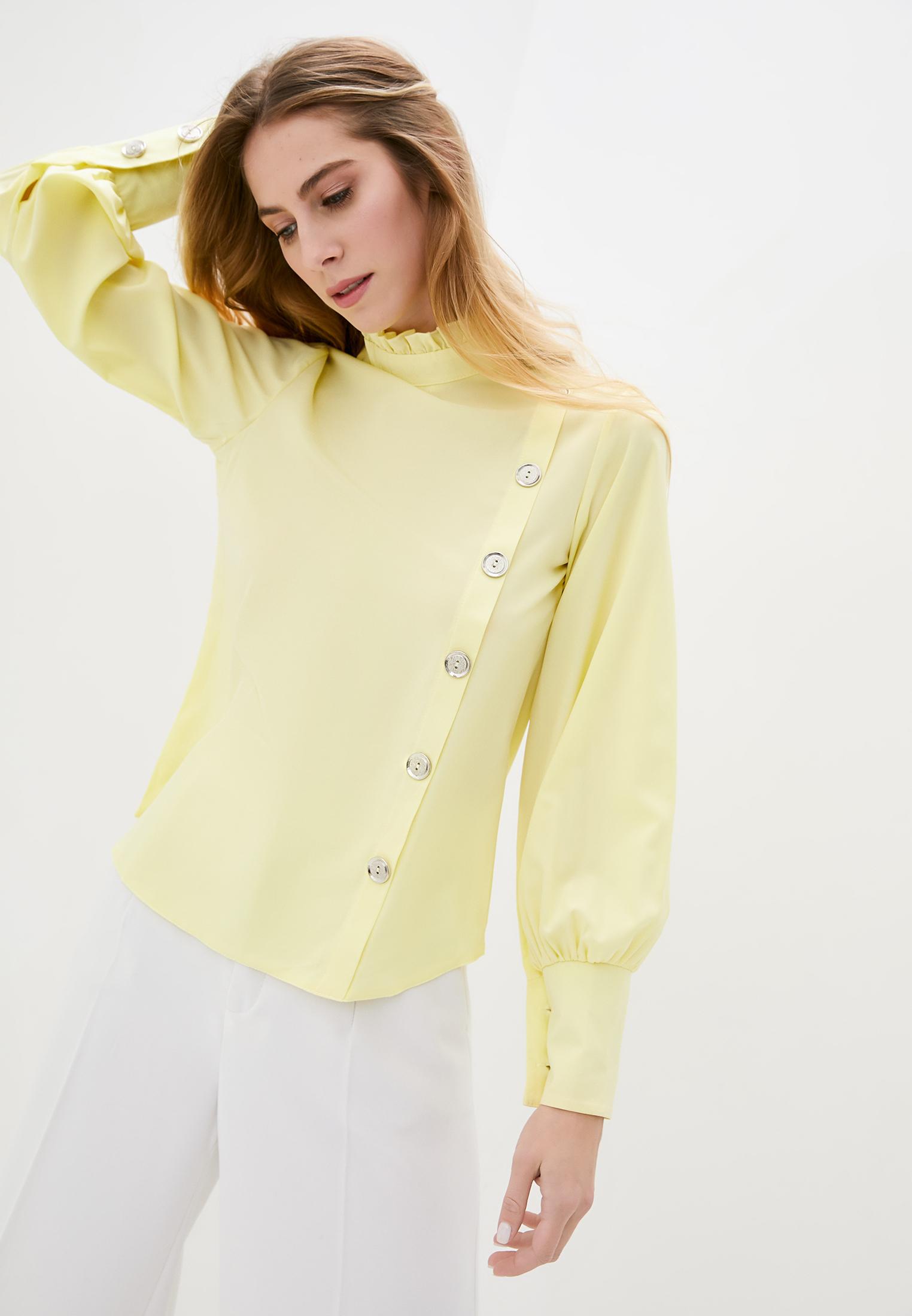 Blusa con inserto e balze ISSA Plus