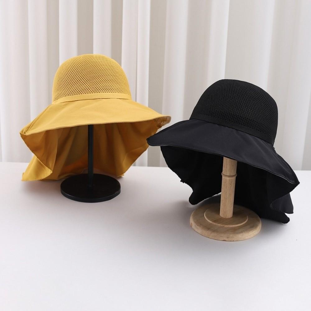 Korean Style Women Wide Brim Sun Hat Wide Brim Ladies' Sun Hat  Summer Outdoor Wear