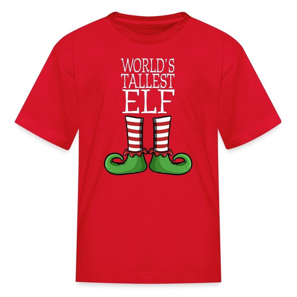

World s Tallest Elf Christmas Costume Kid s T-Shirt S
