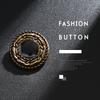 10Pcs Vintage Metal Buttons Round Clothes Woolen Coat Trench Coat Versatile Buttons Jacket Sweater Metal Buttons
