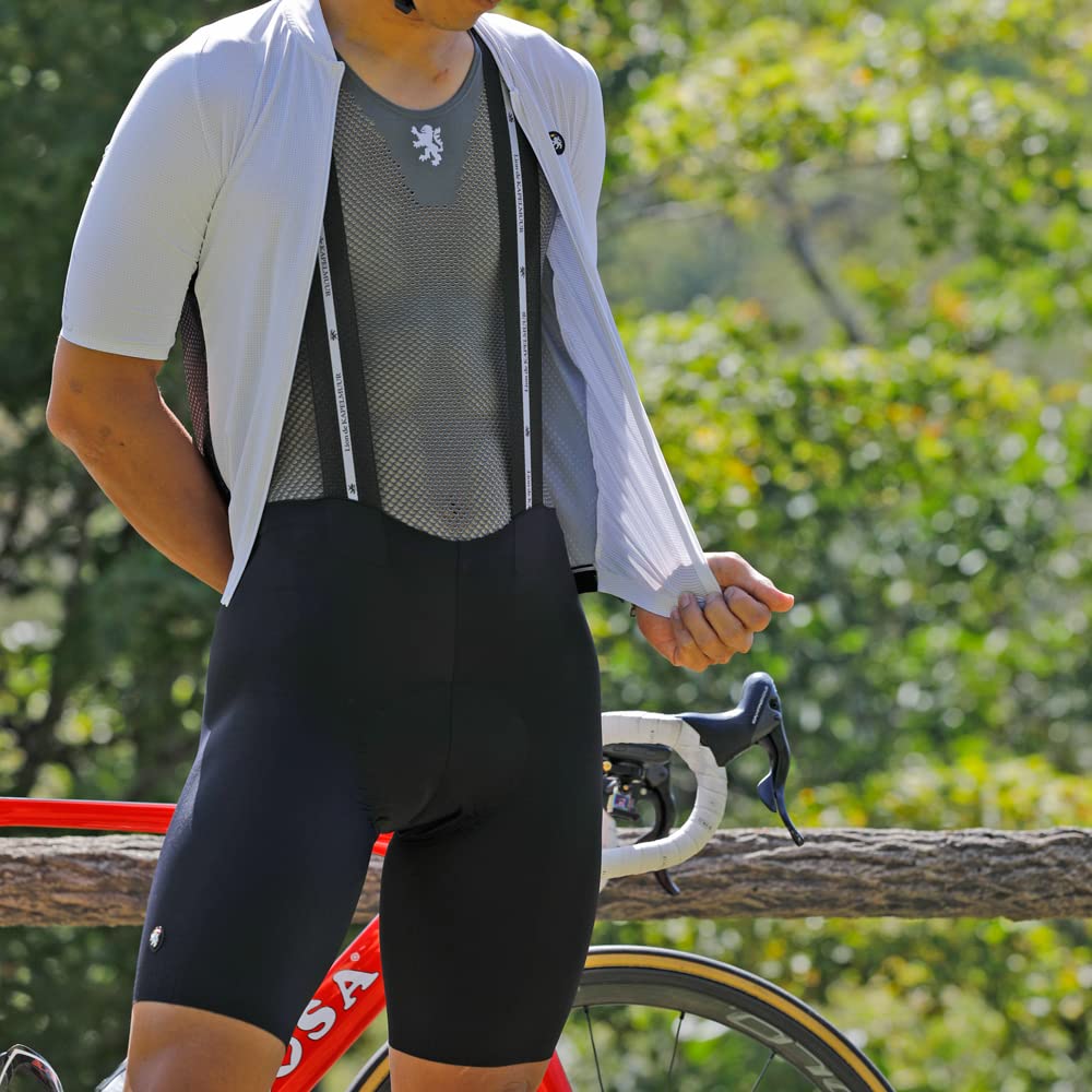 Lion De Capelmuur Advance 2 Premier Pad II Bib Size L Shorts, Black,