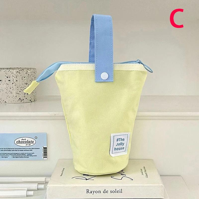 Kawaii Big Capacity Pencil Case Pen Storage Bag Cute Pencil Punch Back To School Kids Gift Stationery Supplies