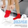 Stock Helper Aid Tool Putting on Compression Large Sock Aid Easy to Use Donning Aid Large Stocking Assistance for Old Men/Women