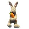 Simulation Rabbit Plush Toys Sitting Bunny Stuffed Rabbit Doll Cuddle   Hugging Pillows