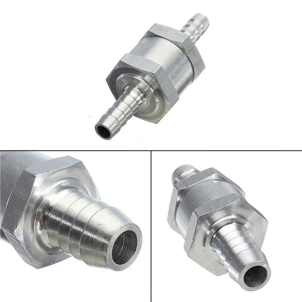 Car One-way Check Valve Vehicle Oil Tube Parts Replace Fittings Aluminum Alloy 6mm Non Return Valves Modified Component