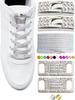 Elastic No Tie Shoe Laces Bling Diamond Cross Locks Shoelace Charms for Women Sneakers Luxury Smart Buckle AF1 Metal Shoelaces