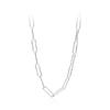 Korean Sparkle Star Necklace: Layered Clavicle Chain for Women