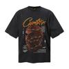 Meichao Alcatraz American Tide Brand Heavy Cotton 260 Short-sleeved T-shirt Men's and Women's Loose Casual and Versatile Summer