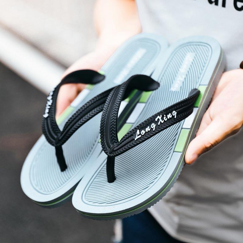 Summer Fashion Men Flip Flop Outdoor Male Sandals Shoes High Quality Flat Anti-skidding Slide Casual Slippers Wholesale Dropship
