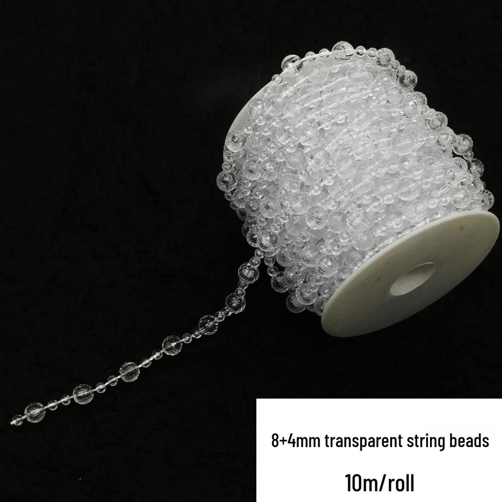 Double-Line Pearl Sunflower Snowflake Beads DIY Decoration