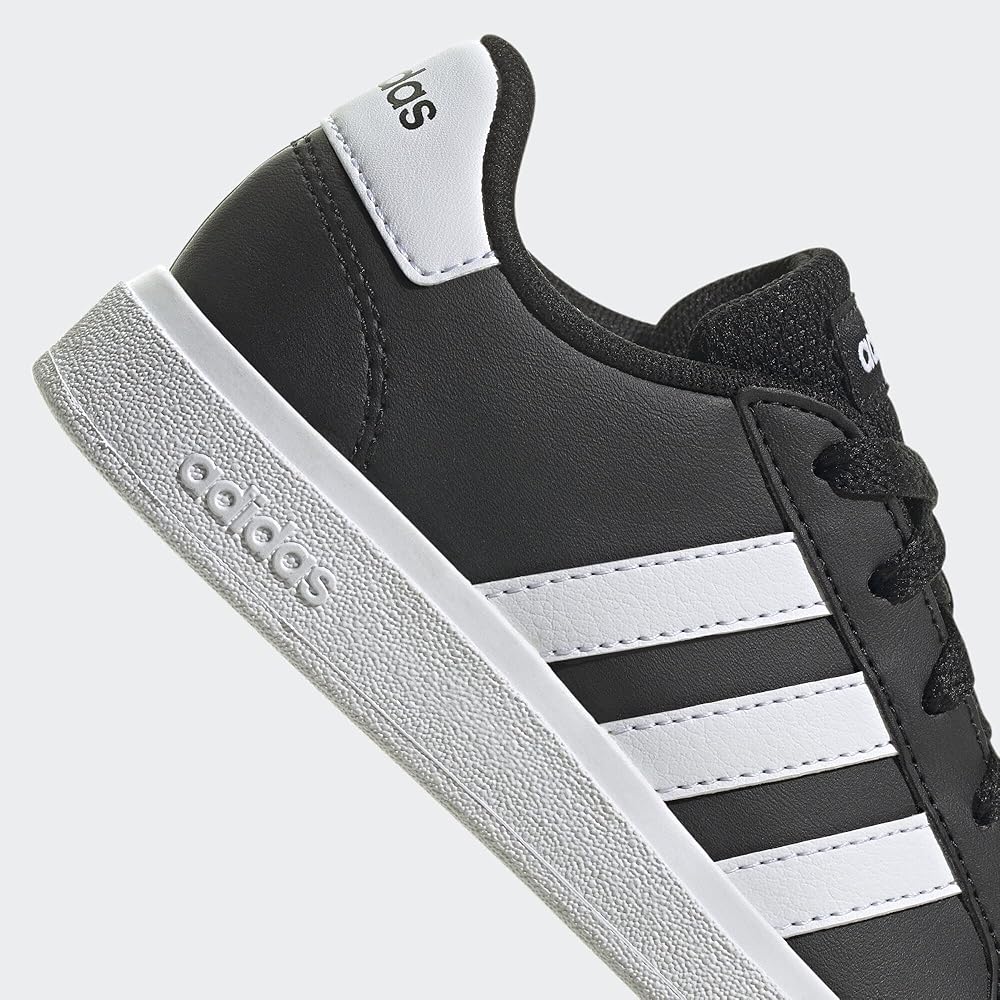 Adidas Kids Grand Court 2.0 Sneakers Core Black/Footwear White 18.5 Cm for Boys and Girls
