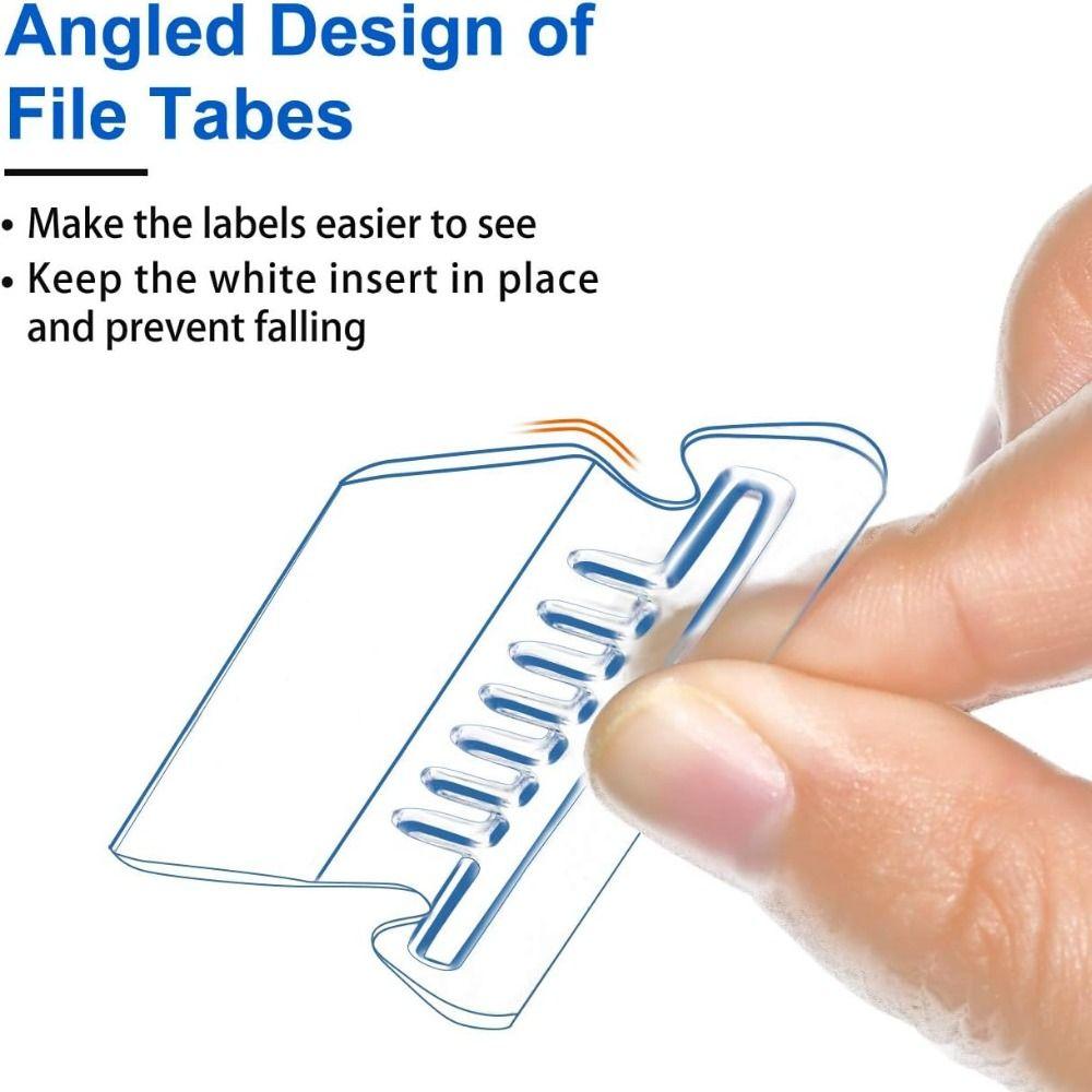 60/100 ks PVC úchytky na závěsné pořadače Rozlišení závěsných pořadačů Vložky na závěsné pořadače Student