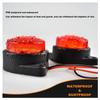 2PCS LED Trailer Marker Lights 24V Waterproof Red LED Side Marker Chicken Lights Universal for Semi Truck Freightliner Cargo