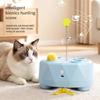 Indoor Play Device with Extending Lower Attachment, Moving Ball, Spring Attachment, and 4 Top Openings for Play