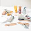 Make Up Beautiful Makeup Set Hairdressing Simulation Wooden Toy For Girls Children Dressing Cosmetic Girls Pretend Play Kid