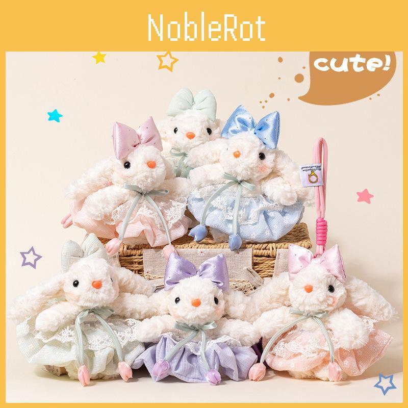 Rabbit Drooping Ear Plush Toy Soft Filled Doll Backpack Pendant Gift Keychain