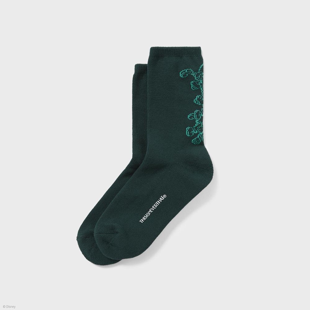 

Thisisneverthat Socks Dark Green Tnt Mickey Socks F