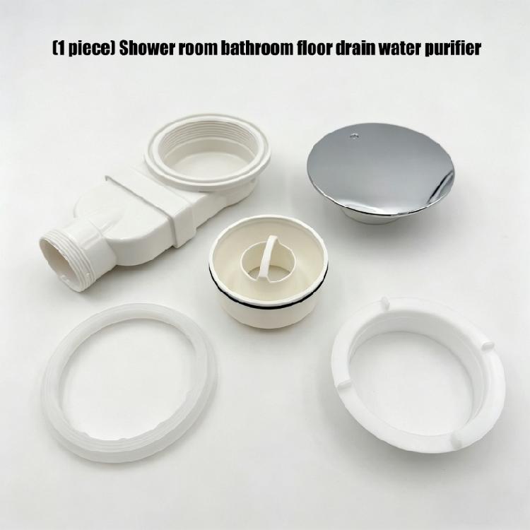 Low Profile Bathroom Drain With Large Drainages Capacity And Corrosions Resistant Shower Room Floor Drain Easyly Clean