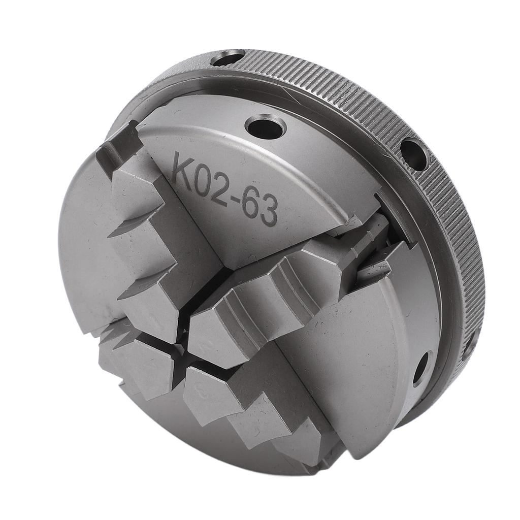 2,5 Zoll 4-Backen-Drehfutter, umkehrbares selbstzentrierendes Spannfutter mit 2 Hebeln, Spannwerkzeug für die Holzbearbeitung