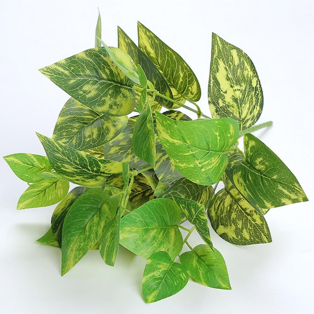 Perilla Leaf Green Potted Plants Large Fake Plant  Wedding Party Decor