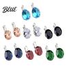 Unique Design Earrings 46024 Pairs Teardrop Lightweight Sparkling Cubic Drop