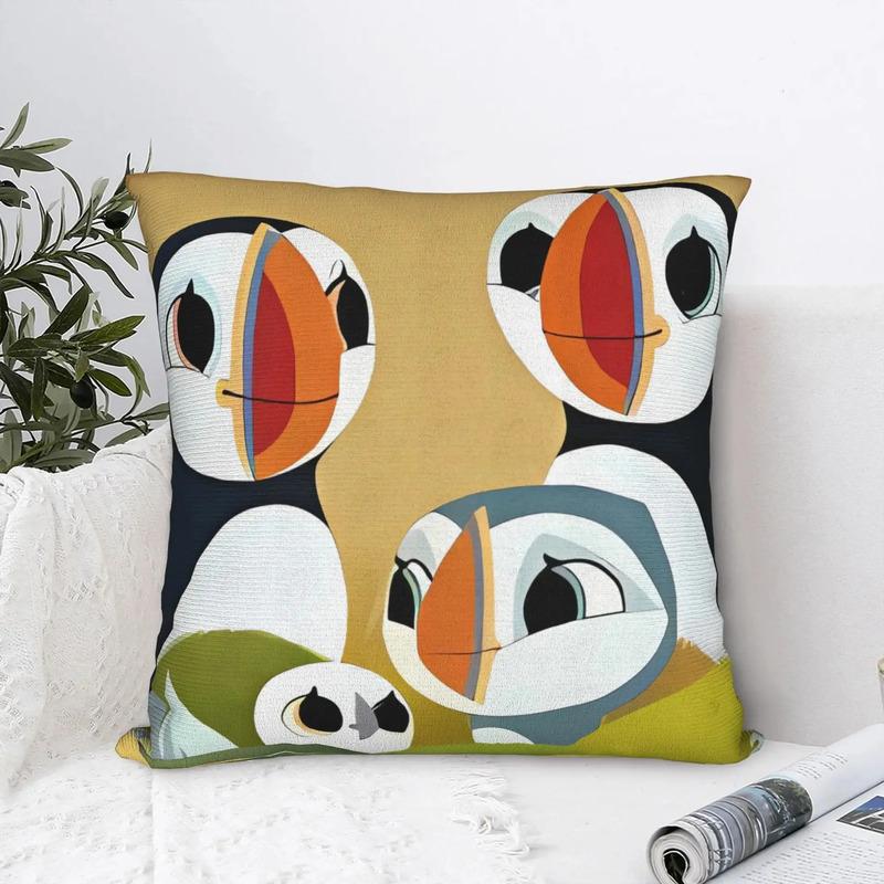 Capa De Travesseiro Puffin Rock, Fronha Macia, Capa De Almof S разноцветный