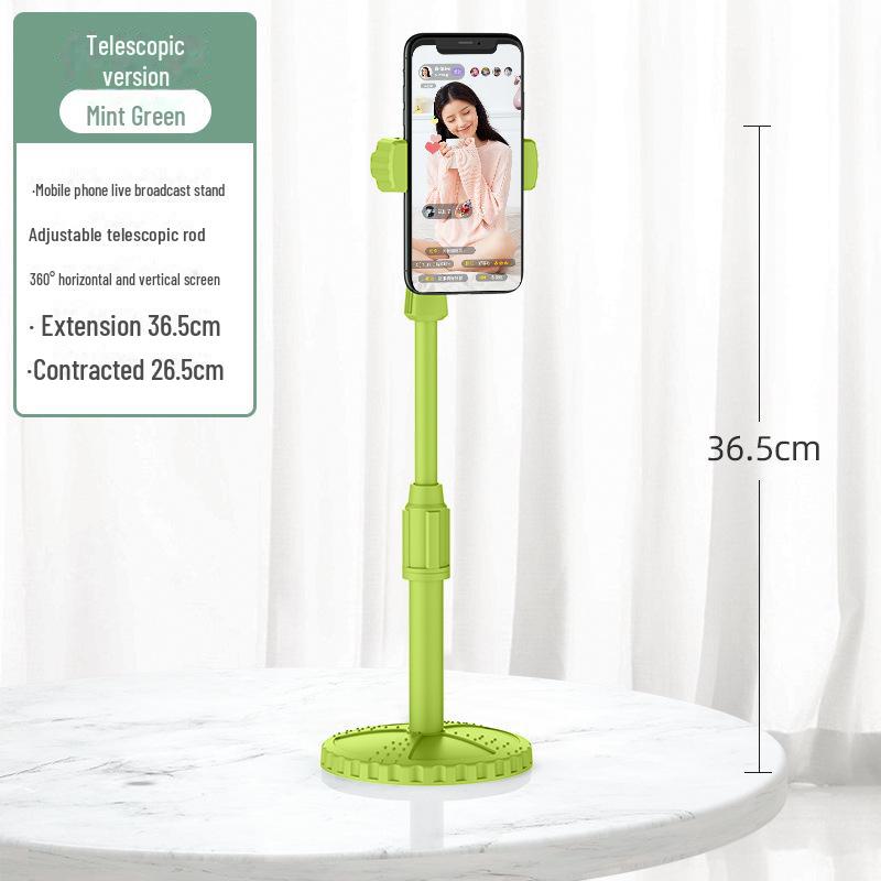 Invisible Mobile Phone Stand: Retractable Desktop Holder for Lazy Live Streaming and Online Classes