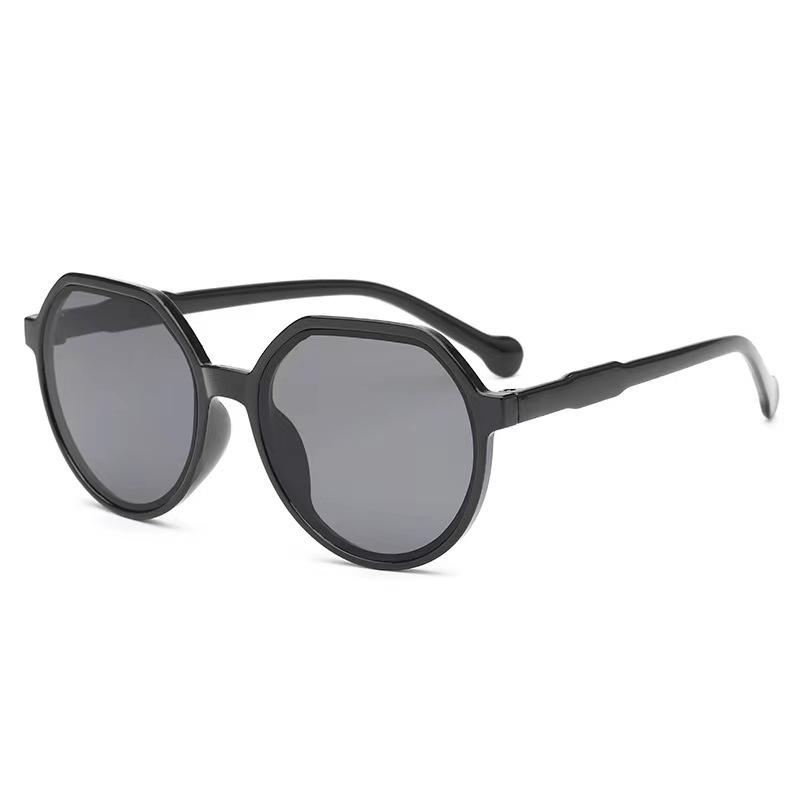 Trend Round Sunglasses Milk Tea White Sunglasses Glasses 7758 With